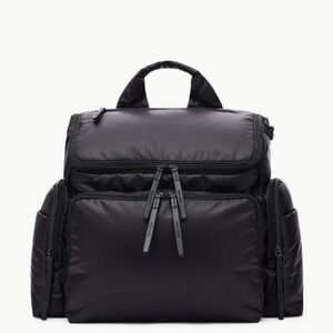 Caras  Black Nylon Backpack + changing pad